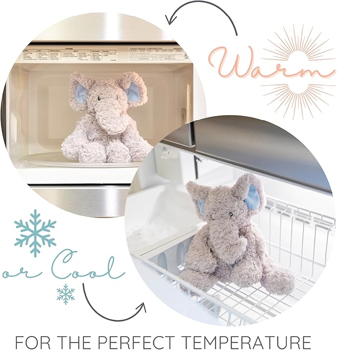 Warm Pals - Heatable Coolable Bedtime Comfort Plushie - Friendly Fox - 1.5lbs - Cozy Microwavable Lavender Scented Plush Toys - Heated Stuffed Animal