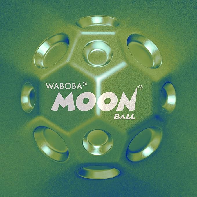 Waboba Metallic Moon Ball - Hyper Bouncy Ball - All Ages Extreme Bounce and Fun - Perfect for Active Play and Outdoor Games