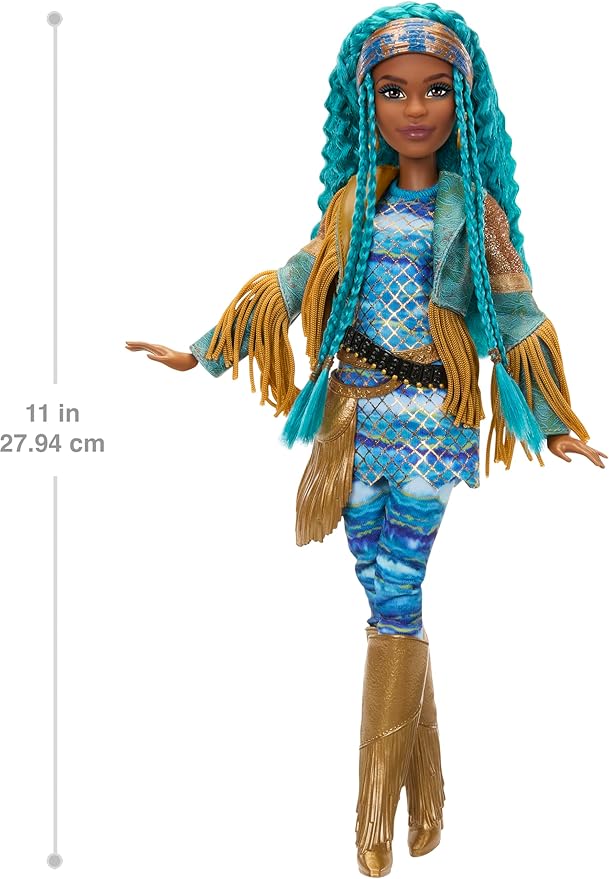 Mattel Disney Descendants: The Rise of Red Fashion Doll & Accessory – Uma, Daughter of Ursula with Movie-Inspired Clothes