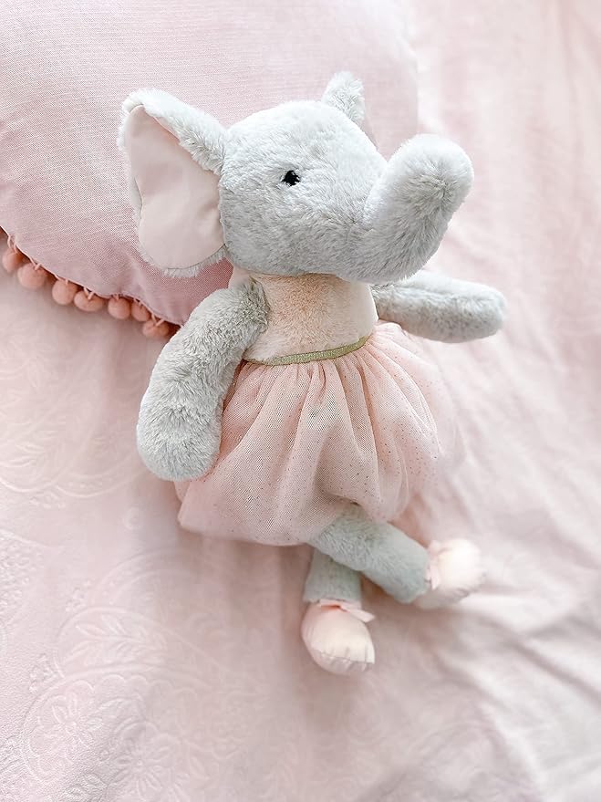MON AMI Emma The Elephant Stuffed Animal - 17", Soft Plush Animal Doll, Use as Toy or Room Decor, Great Gift for Kids of All Ages