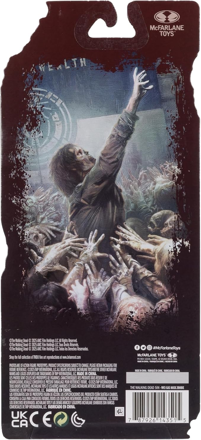 McFarlane Toys - The Walking Dead Gas Mask Zombie 5in Action Figure