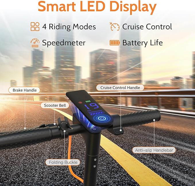 MAXSHOT Electric Scooter for Adults, 8.5/10/14" Tires, 19/22Mph, 350W/500W Motor, 21-28 Miles Range, Folding E-Scooter with Dual Suspension,APP(V1/SPRO/MAX/PRO/X1/X1PRO/PR)