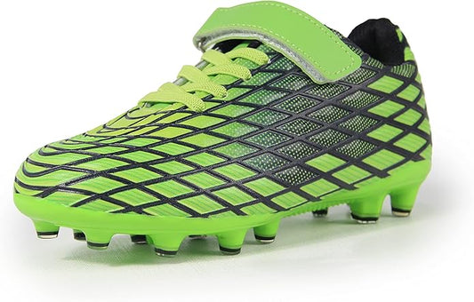 Kids Soccer Cleats Outdoor Firm Ground Athletic Shoes