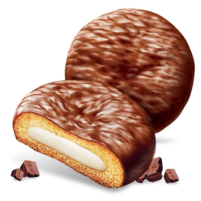 CW Original Mochi Chocolate Pie, Mochi in Chocolate Pie, 9.10oz, 12 Count Individually wrapped (Chocolate Pie)