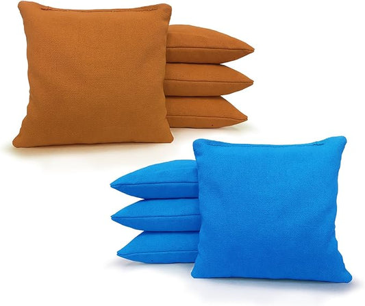 Tailgating Pros Regulation Cornhole Bags - Set of 8 - Corn Filled & Handmade 25+ Color Options