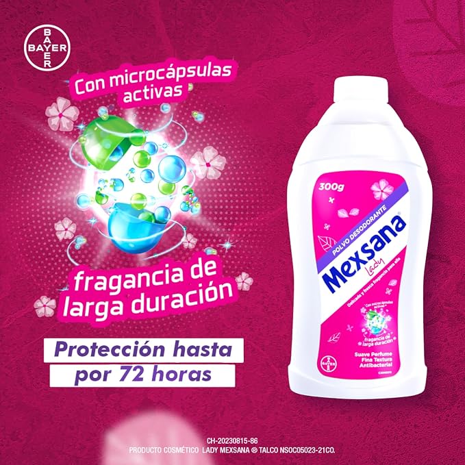 Mexsana Lady Foot Powder, Soft Floral Scent, 300gr