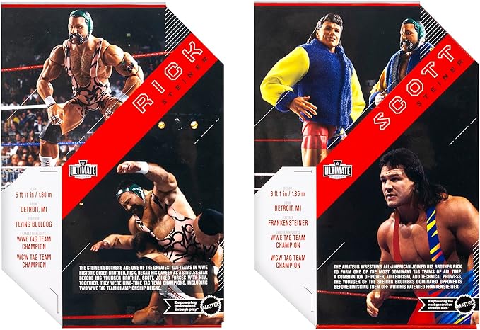 WWE Steiner Brothers (Scott Steiner & Rick Steiner) Ultimate Edition 2-Pack Ringside Exclusive