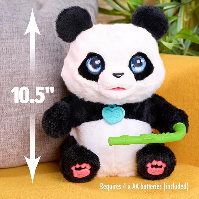 Just Play furReal Coco The Tumbling Panda, 10.5 Inch Interactive Panda Toy, for Boys and Girls, Ages 4 and Up