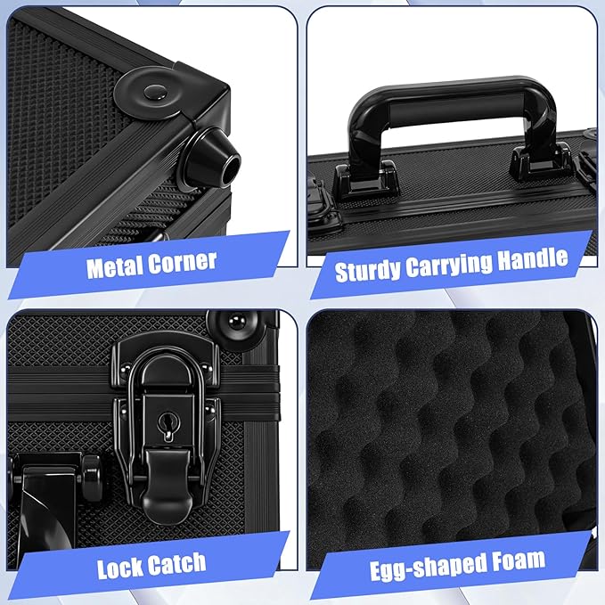 Toploader Storage Box for 3" x 4" 35pt Rigid Card，Top Loader Cards Hard Carrying Case ，Sports Card Storage Boxes for Trading Cards, Top Loaders Holder (Holds 300+ Toploaders)