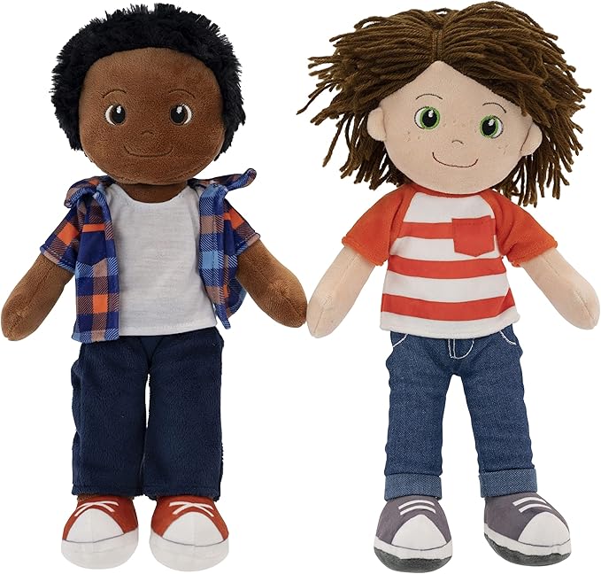 Soft Plush Baby Doll - 18 Inch Rag Dolls for Girls & Boys, Infants & Babies - My First Plush for 1 Year Old - Stuffed Doll - Charlie
