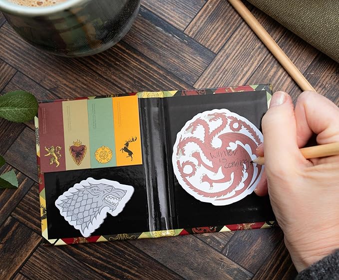 Game of Thrones Sticky Note and Tab Box Set | Notepad Stationery Paper, School and Office Supplies