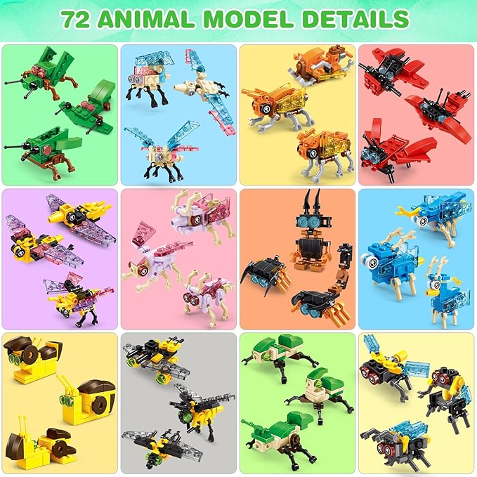 Party Favors for Kids Building Set, 24 Packs Models Building Blocks Toy, Classroom Prizes Goodie Bag Stuffers, Birthday Gift for Boys Girls Ages 6+