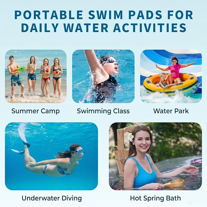 Waterproof Pads for Swimming，Swimming Private Stickers for Women | Skin-Friendly Private Area Protection | Dirt Prevention for Swimming & Daily Activities | 7-Pack（5.9 * 16.5in）