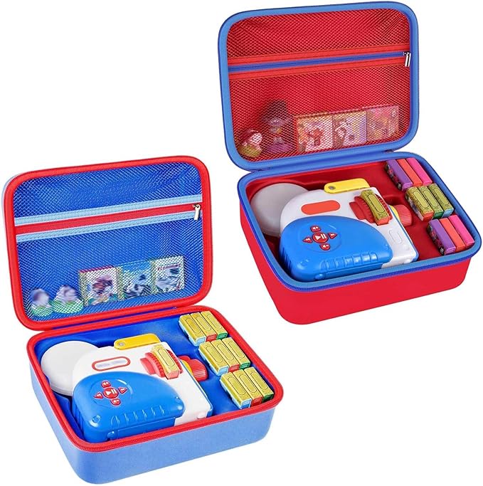 Blue & Red, 2 Cases Compatible with Little Tikes for Story Dream Machine Books Starter Set (Box Only)