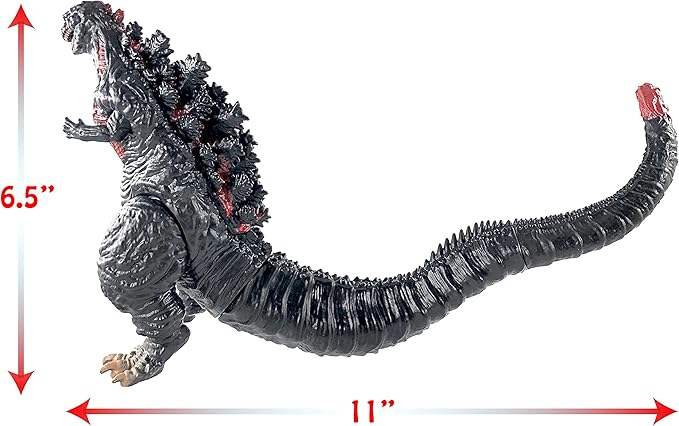 TwCare Set of 2 Legendary Shin Godzilla vs King Kong Toy Action Figures, Movable Joints Movie Series Soft Vinyl, Carry Bag