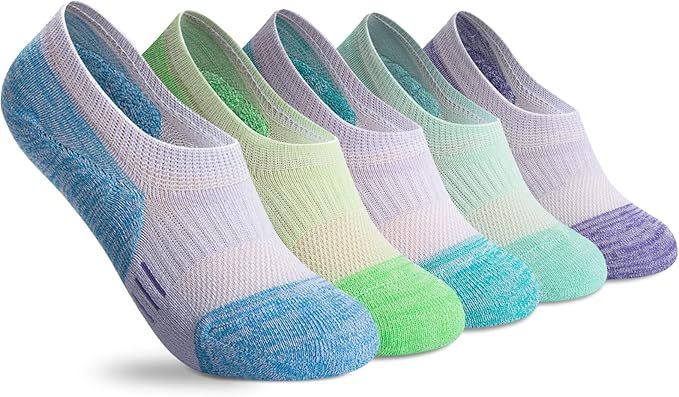 Gonii Womens No Show Socks Athletic Ankle Socks Cushioned Running Low Cut 5-8 Pairs
