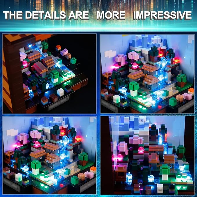 LED Light Kit for Lego 21265 The Crafting Table Set,Compatible with Lego 21265 Building Blocks Model(Not Include Blocks Set)