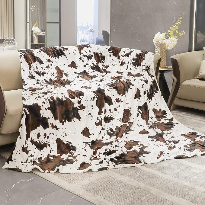 HSEEC Blankets & Throws Queen Size Soft Fleece Blanket Throw Cozy Blanket for Bed Throw 90x90 inches