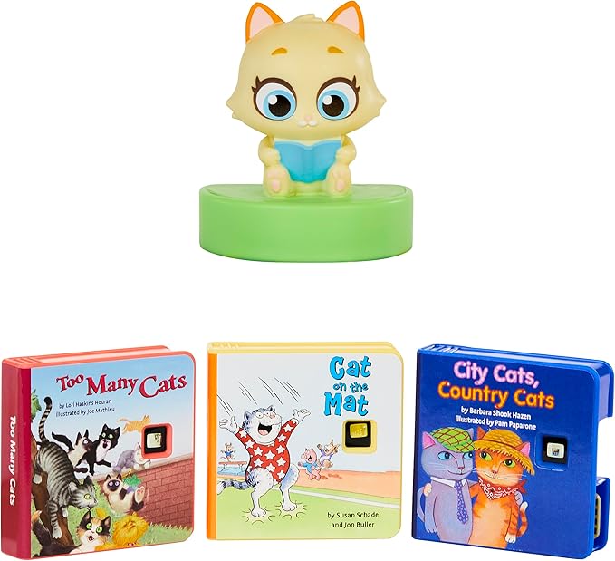 Little Tikes Story Dream Machine Colorful Cats Story Collection, Storytime, Books, Random House, Audio Play Character, Gift and Toy for Toddlers and Kids Girls Boys Ages 3+ Years