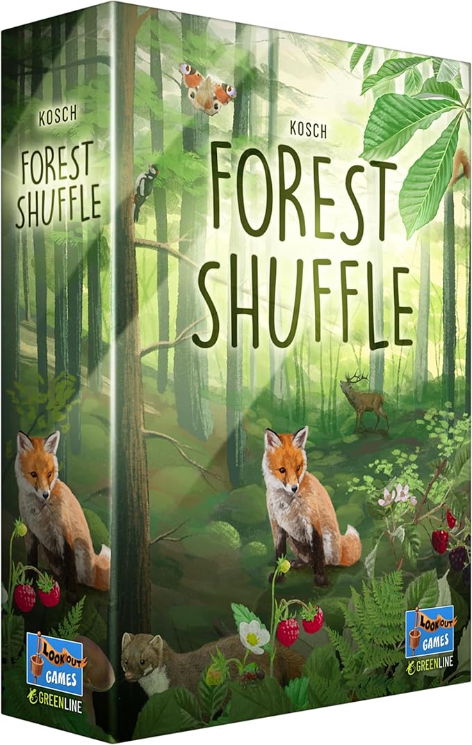 Games Forest Shuffle Card Game - Create an Ecological Paradise! Clever Strategy Game for Kids & Adults, Ages 10+, 2-5 Players, 60 Min Playtime, ECO-Friendly Packaging