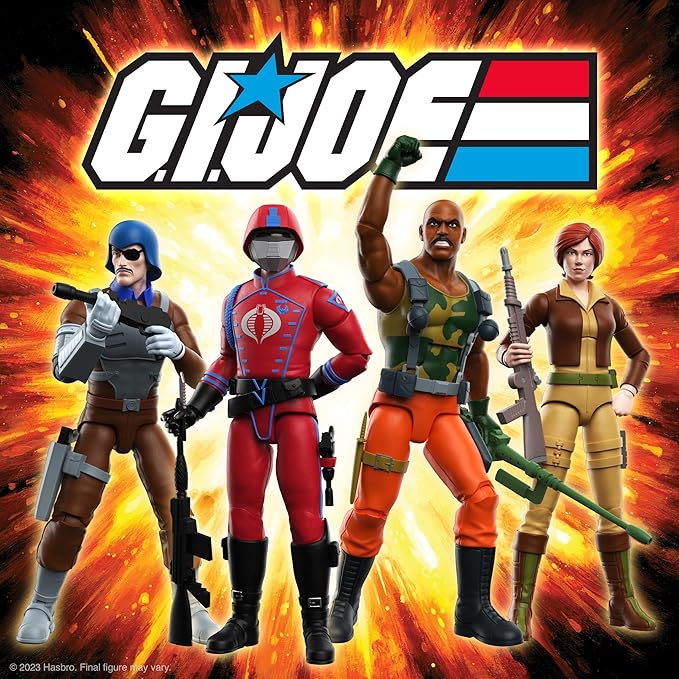Super7 Ultimates! G.I. Joe Major Bludd - 7" G.I. Joe Action Figure with Accessories Classic Cartoon Collectibles and Retro Toys