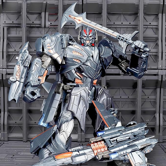 Deformation Robot Car Toy - Alloy Action Figure Model for Kids 3 Years and Up - Transforming Vehicle Gift