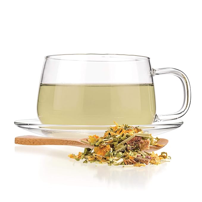 Tealyra - Heal Thyself Moringa and Sea Buckthorn - Lemongrass - Digestiv - Detox - Anti-Stress - Wellness Herbal Loose Leaf Tea - Caffeine Free - 112g (4-ounce)