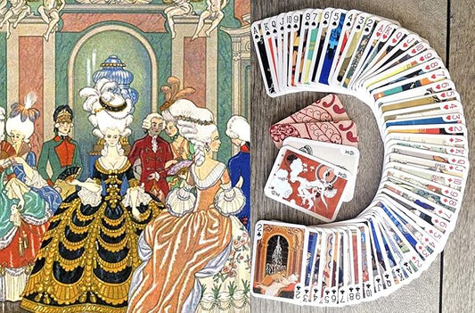 George BARBIER Playing Cards (Poker Deck 54 Cards All Different) Vintage Retro Art Deco Ponchoir Illustration Antique Renaissance Greek