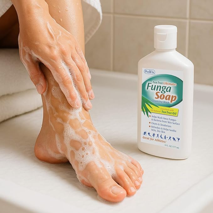 Pedifix FungaSoapLiquid with Tea Tree Oil, 6 oz.
