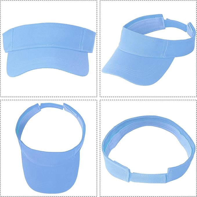 Marrywindix 1 Piece of Sport Wear Athletic Visor Sun Sports Visor Hat Visor Adjustable Cap for Women and Men
