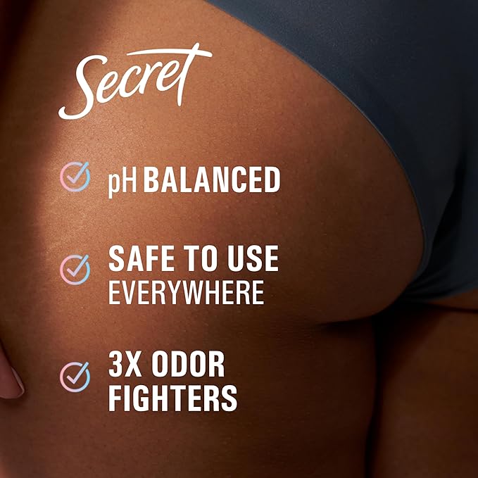 Secret Whole Body Deodorant Spray for Women, Almond Milk & Honey Scent, Aluminum Free Deodorant, 72 HR Odor Protection, 3.5oz
