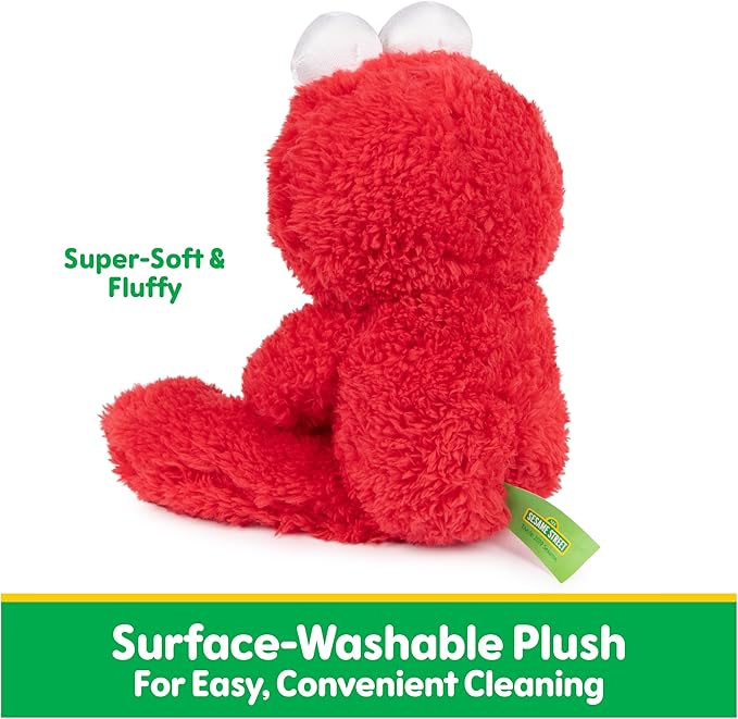 GUND Sesame Street Official Elmo Take Along Buddy Plush, Premium Plush Toy for Ages 1 & Up, Red, 13”