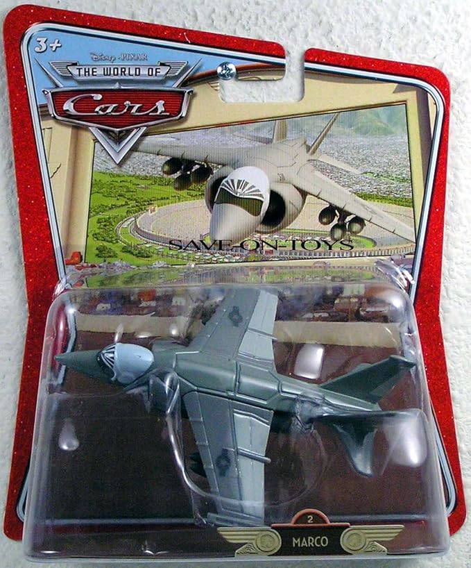 Disney / Pixar CARS Movie 1:55 Die Cast Car World of Cars Oversized Vehicle Marco F/AV-18 Jet