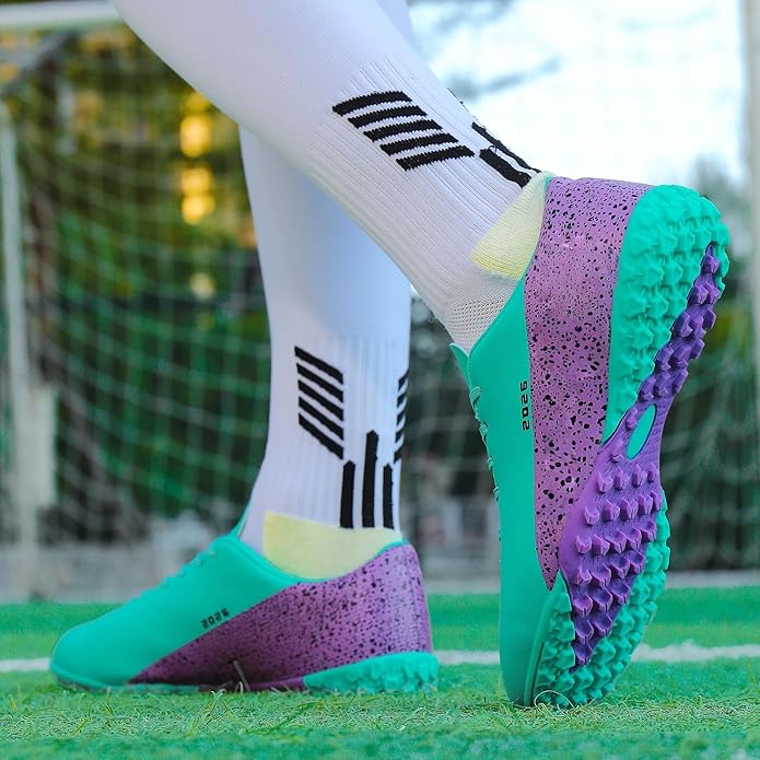 Mens Soccer Cleats Womens Indoor Soccer Shoes Wide Baseball Turf Shoes Adult Youth Rugby Shoes Big Boys Small Spikes AG TF Football Boots