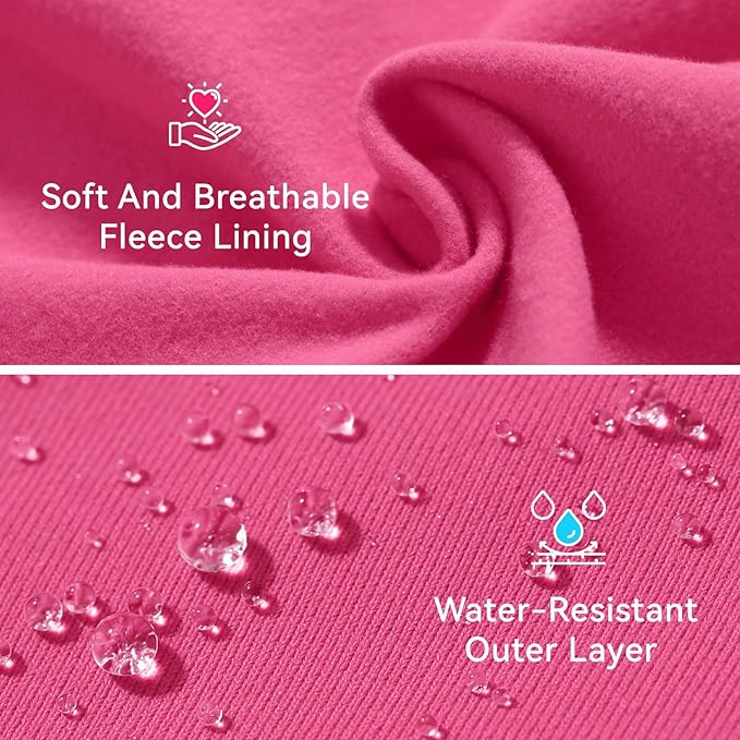 baleaf Girls Long Sleeve Shirts Fleece Jacket Fall Half Zip Pullover Kids Sweatshirts Athletic Thermal Coat
