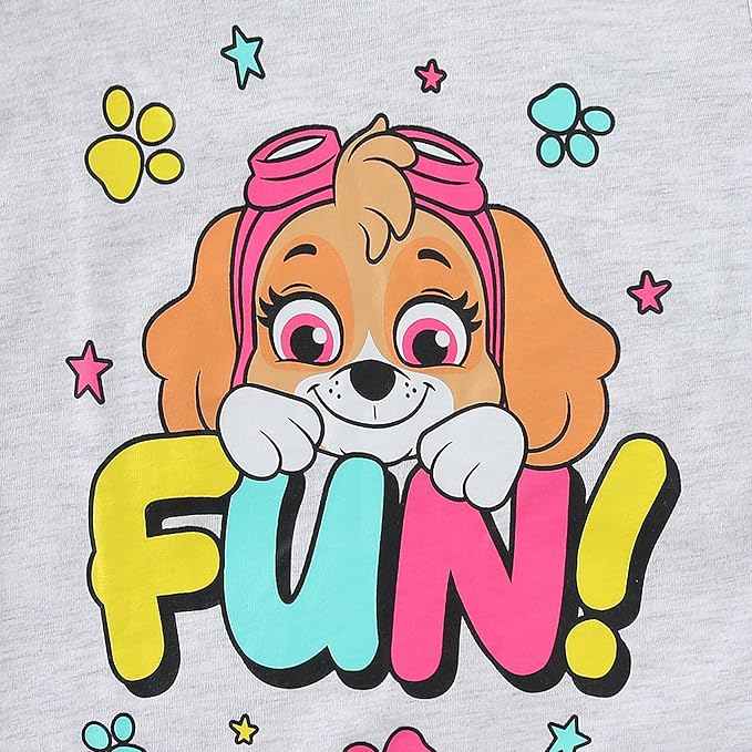 Paw Patrol Nickelodeon Everest and Skye Girls 3 Pack Long Sleeve Shirts