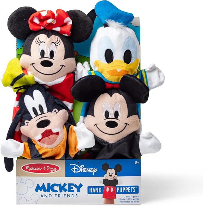 Melissa & Doug Disney Mickey Mouse & Friends Soft & Cuddly Hand Puppets