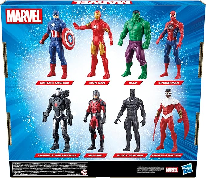 Marvel Avengers Ultimate Protectors Pack, 6-Inch-Scale, 8 Action Figures with Accessories, Super Hero Toys, Toys for Boys and Girls Ages 4 and Up