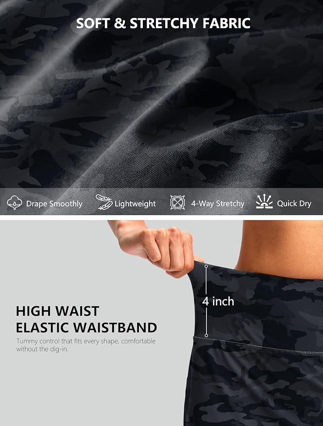 G Gradual 16"/18" Skorts for Women Golf Skirt with 2 Pockets Summer Casual | Built-In Shorts, High Waist, Soft 4-Way Stretch, Breathable Mesh Liner, Tennis Pickleball Athletic Wear, Easy To Match