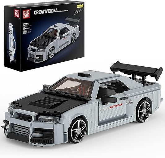 Mould King Car Building Sets, 1:12 Scale Sports Vehicle Model, 10113 Collectible Speed Champion Cars Building Kits, Build and Display Car Set for Adults Aged 14+ (1471 Pieces)