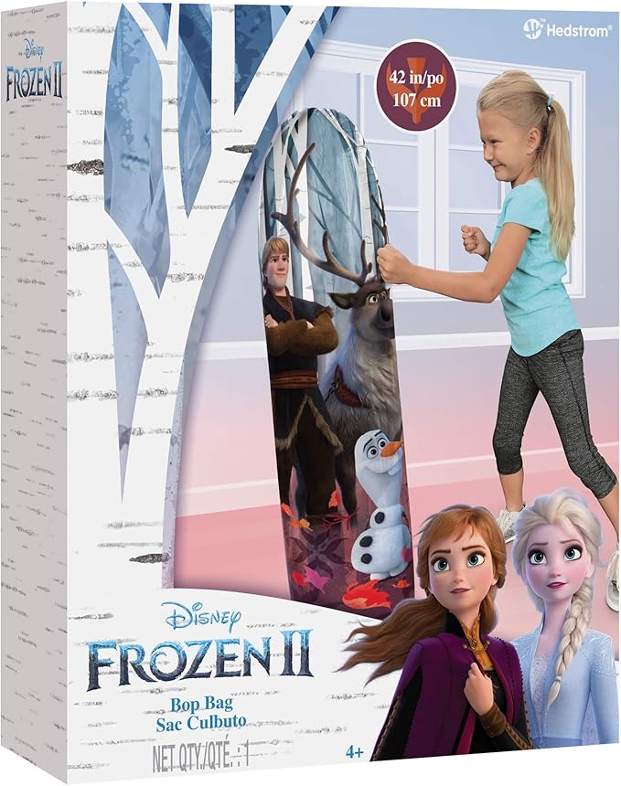 Hedstrom Disney Frozen 2 Bop Bag Inflatable Punching Bag, 42 Inch