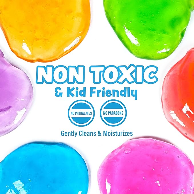 Tub Works Bath Soap & Slime Body Wash, Variety Pack | Nontoxic | Stretchy, Squishy Slime Soap & Gooey, Playful Sensory Fun Kids & Toddler Bath Toys (10 Piece Set)