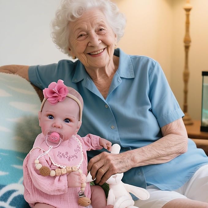 Milidool Reborn Baby Dolls - 20-inch Cute Soft Vinyl Realistic Baby Doll Real Life Baby Dolls with Complete Accessories Perfect for Cuddling, Playtime, and Gift Giving