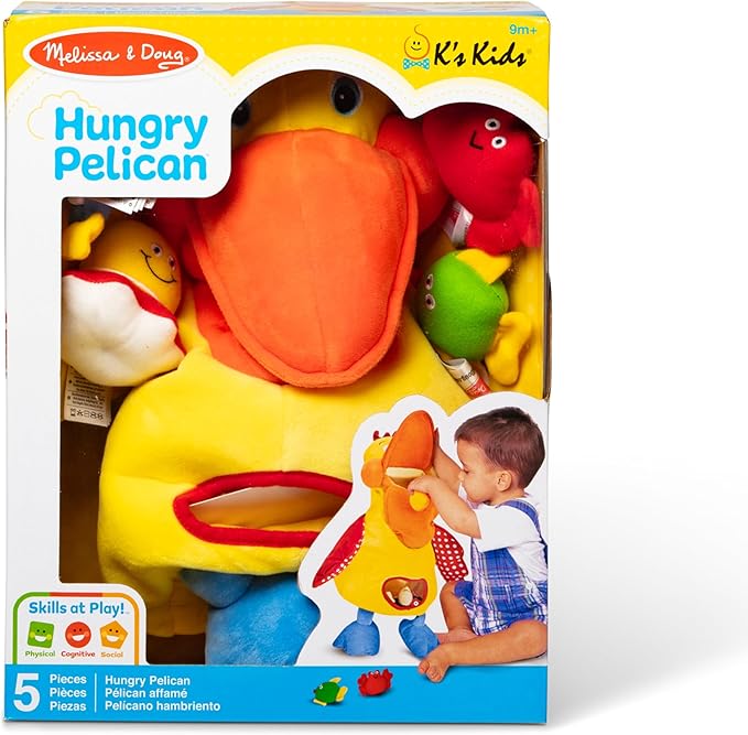 Melissa & Doug K's Kids Hungry Pelican Soft Baby Educational Toy