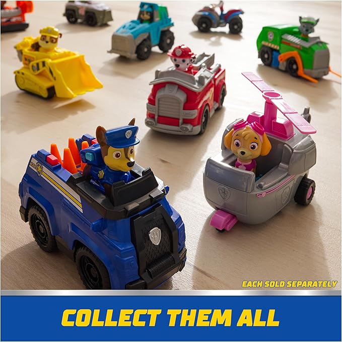 Paw Patrol, Rex’s Dinosaur Rescue Vehicle, Toy Truck with Collectible Action Figure, Sustainably Minded Kids Toys for Boys & Girls Ages 3 and Up