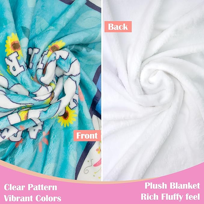 Get Well Gifts for Women, Inspirational Healing Blanket, Feel Better After Surgery Gifts, Soft Warm Hug Blanket Throw 60"x80"