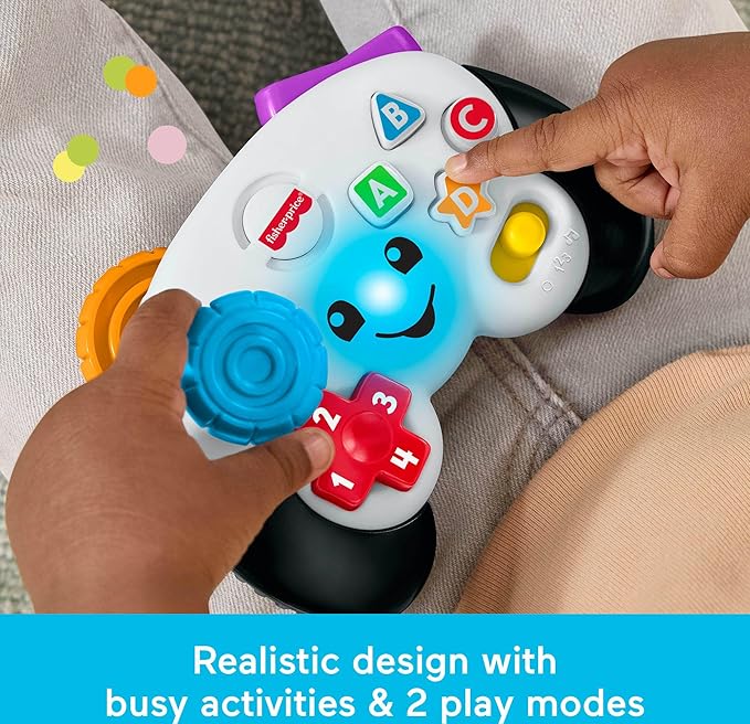 Fisher-Price Baby & Toddler Toys Laugh & Learn Play & Stream Tech Set, Pretend Video Game & Remote Control for Infants Ages 6+ Months