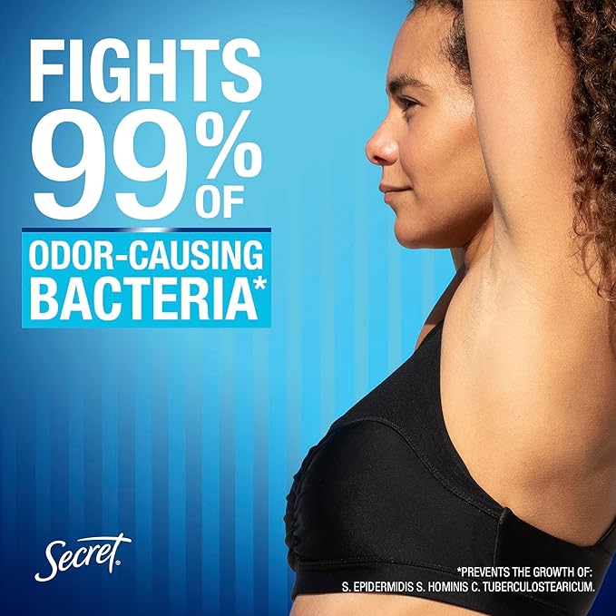 Secret Outlast Dry Spray Antiperspirant Deodorant for Women, 72hr Sweat & Odor Protection, PH Balancing Minerals, Protection Powder Scent, 4.1 oz (Pack of 3)