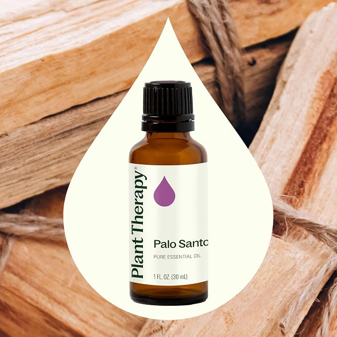 Plant Therapy Palo Santo Essential Oil 100% Pure, Undiluted, Natural Aromatherapy, Therapeutic Grade 30 mL (1 oz)