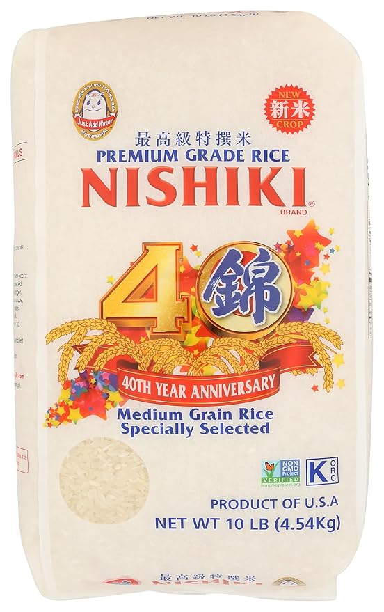 Nishiki Premium Sushi Rice, 10lbs